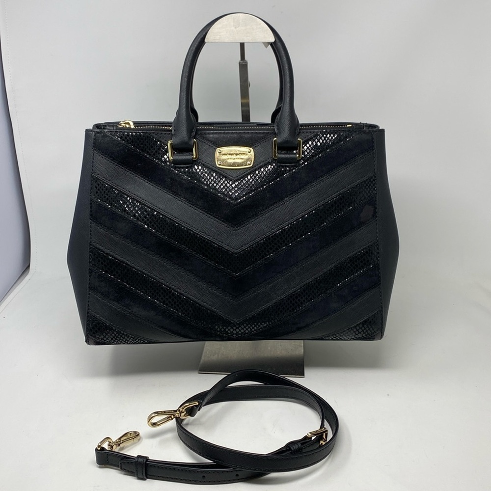 Michael Kors Black Crossbody Satchel